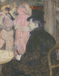 Maxime Dethomas, 1896 (karton üzerine yağlı boya) by Henri de Toulouse Lautrec